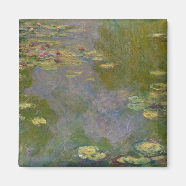 Claude Monet | Vatten Lilies, 1919 Magnet (Framsidan)