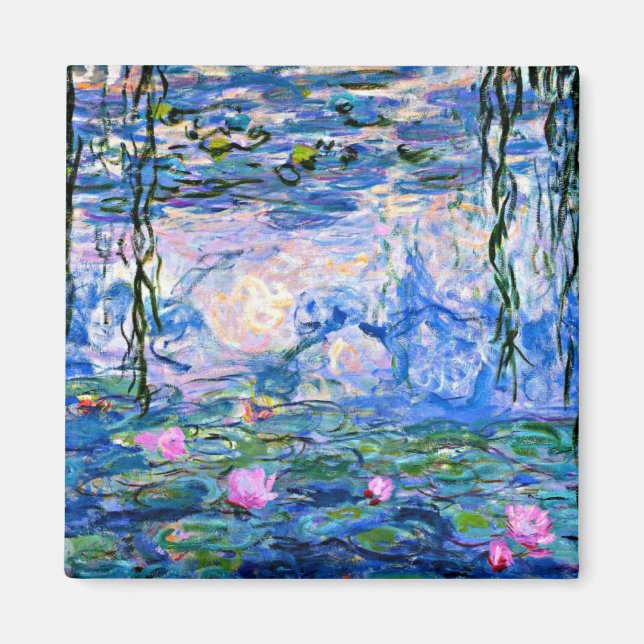 Claude Monet - Vatten Lilies, 1919 Magnet (Framsidan)