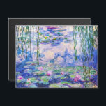 Claude Monet - Vatten Lilies 1919 Magnetic Card<br><div class="desc">Vatten Lilies / Nympheas (W.1852) - Claude Monet,  Oil on Canvas,  1916-1919</div>