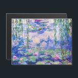 Claude Monet - Vatten Lilies 1919 Magnetic Card<br><div class="desc">Vatten Lilies / Nympheas (W.1852) - Claude Monet,  Oil on Canvas,  1916-1919</div>