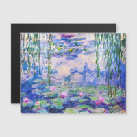 Claude Monet - Vatten Lilies 1919 Magnetic Card