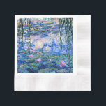 Claude Monet - Vatten Lilies, 1919, Pappersservett<br><div class="desc">Berömd,  1919,  av Claude Monet,  Vatten Lilies.</div>