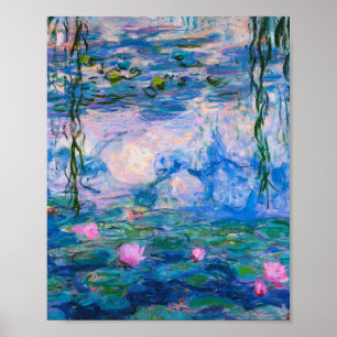 Claude Monet - Vatten Lilies 1919 Poster