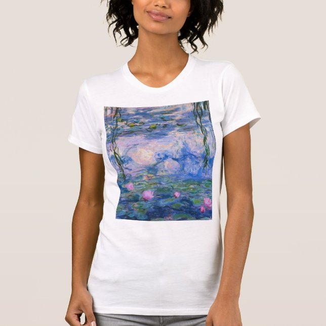 Claude Monet - Vatten Lilies 1919 T Shirt (Framsida)