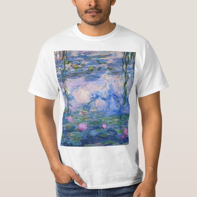 Claude Monet - Vatten Lilies 1919 T Shirt (Framsida)