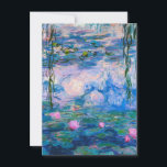 Claude Monet - Vatten Lilies 1919 Tack Kort<br><div class="desc">Claude Monet - Vatten Lilies 1919 . Berömd konsmålning.</div>