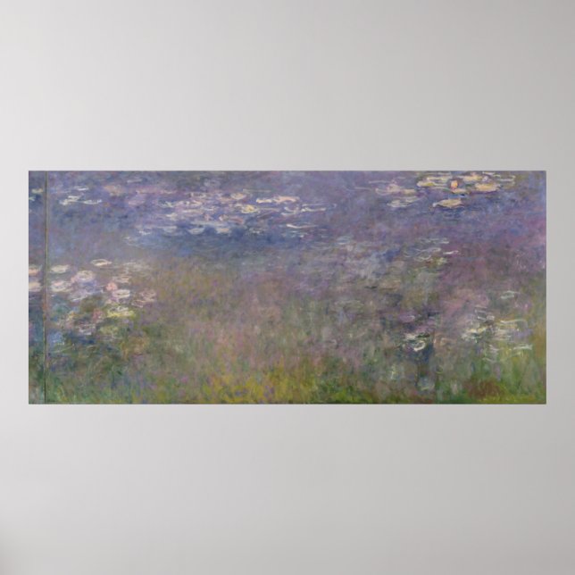 Claude Monet | Vatten Lilies Agapanthus Poster (Framsidan)