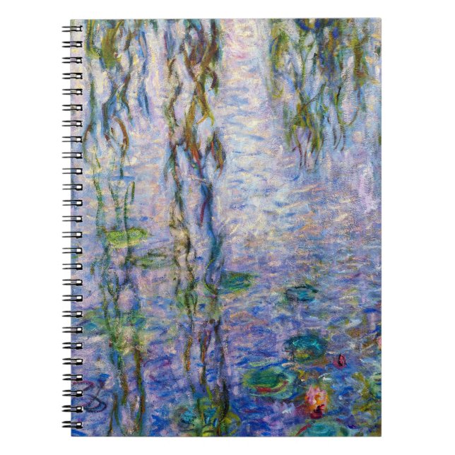 Claude Monet - Vatten Lilies Anteckningsbok (Framsidan)