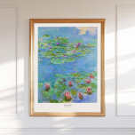 Claude Monet Vatten Lilies Art Print Vintage Decor Poster<br><div class="desc">Den här konsten poster Claude Monets Vatten Lilies - ett tidlöst imponerande mästerverk i fullt av ljus och rörelse. Digitalt utökad och tryckt i 300 DPI fångar denna högkvalitativa reproduktion lugn i Monets trädgård. Rekommenderade storlekar för ursprungliga proportioner: 12×16,  18×24,  24×32,  30×40.</div>