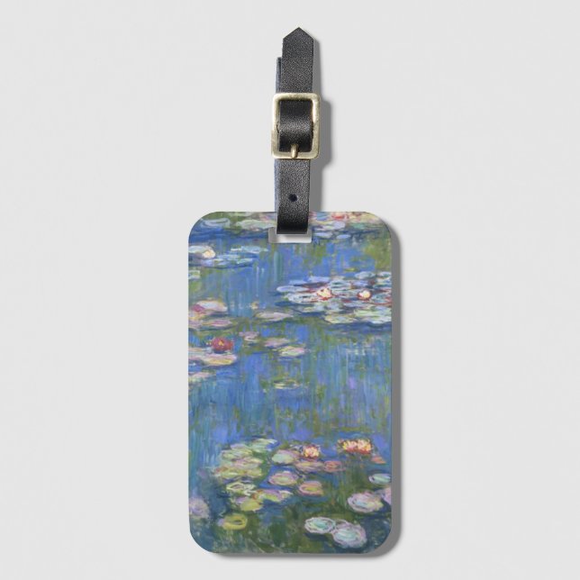 Claude Monet / Vatten Lilies Bagagebricka (Framsida vertikal)