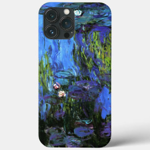 Claude Monet: Vatten-Lilies, blå indigo Fodral-Mat
