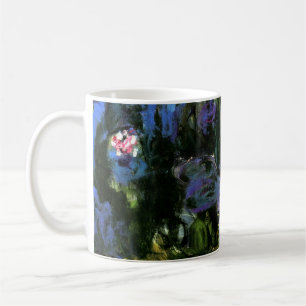 Claude Monet: Vatten-Lilies, blue indigo Kaffemugg