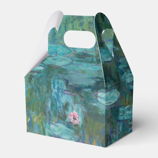 Claude Monet Vatten Lilies Bröllop Presentaskar (Framsidan Sidan)