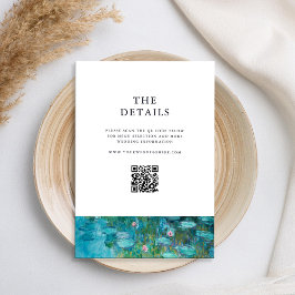 Claude Monet Vatten Lilies Bröllop Tilläggskort