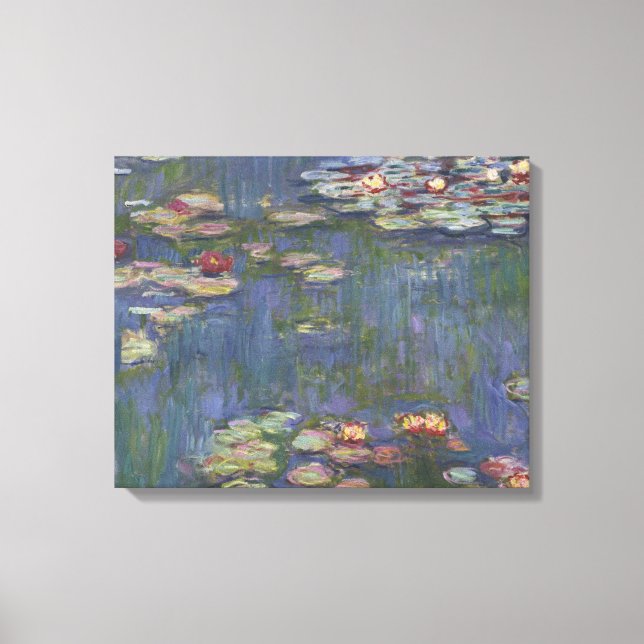 Claude Monet - Vatten Lilies Canvastryck (Framsida)