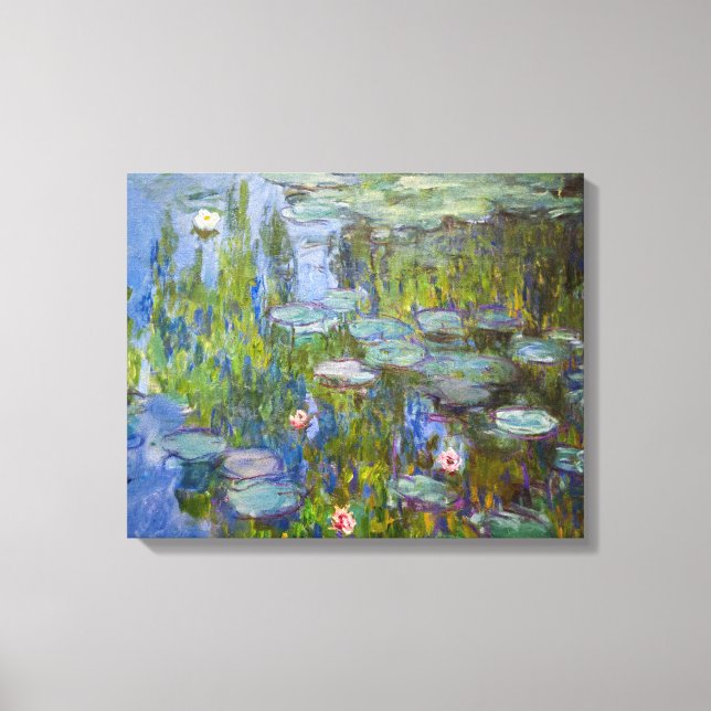 Claude Monet Vatten Lilies Canvastryck (Framsida)