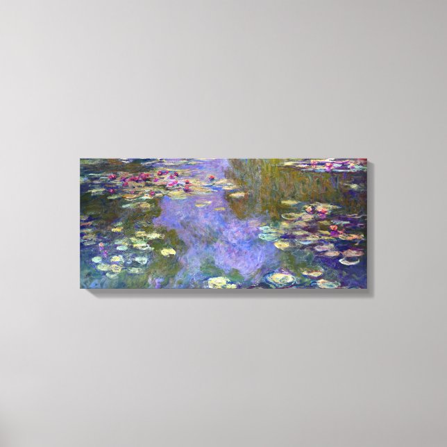 Claude Monet Vatten Lilies Canvastryck (Framsida)