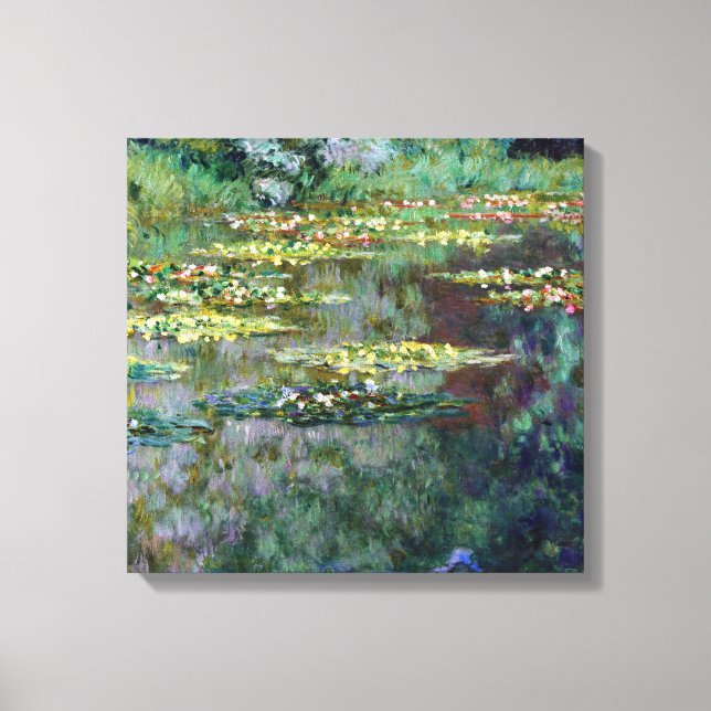 Claude Monet Vatten Lilies Canvastryck (Framsida)