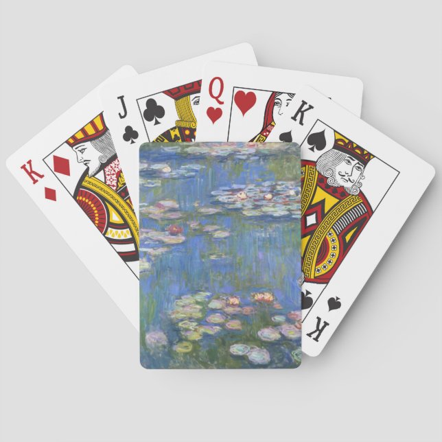 Claude Monet / Vatten Lilies Casinokort (Baksidan)