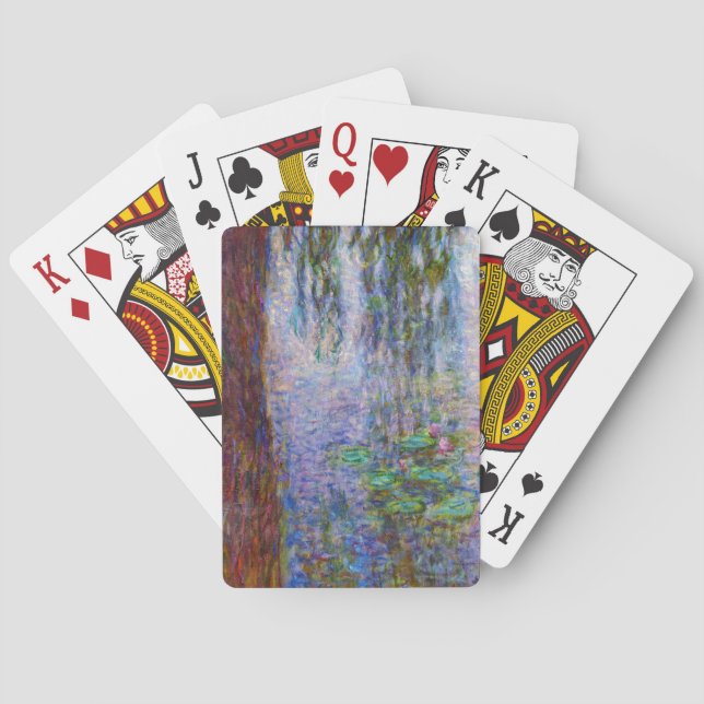Claude Monet - Vatten Lilies Casinokort (Baksidan)