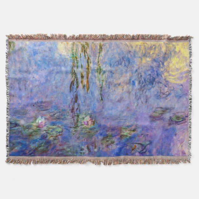 Claude Monet - Vatten Lilies Filt (Framsidan)