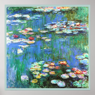 Claude Monet Vatten Lilies Fine Art Poster