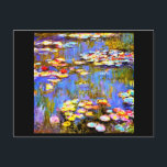 Claude Monet Vatten Lilies, Fine Art, Vykort<br><div class="desc">Claude Monet,  Vatten Lilies,  konst</div>