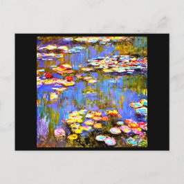 Claude Monet Vatten Lilies, Fine Art, Vykort