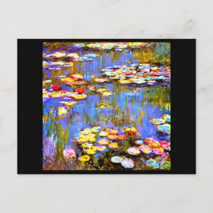 Claude Monet Vatten Lilies, Fine Art, Vykort