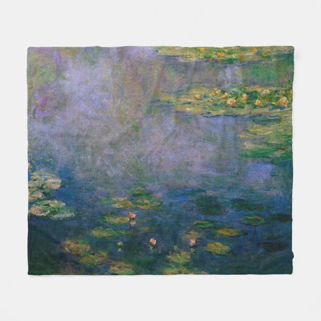 Claude Monet - Vatten Lilies Fleecefilt (Framsidan (Horisontell))