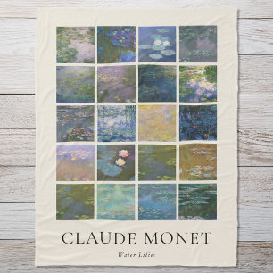 Claude Monet Vatten Lilies Fleecefilt