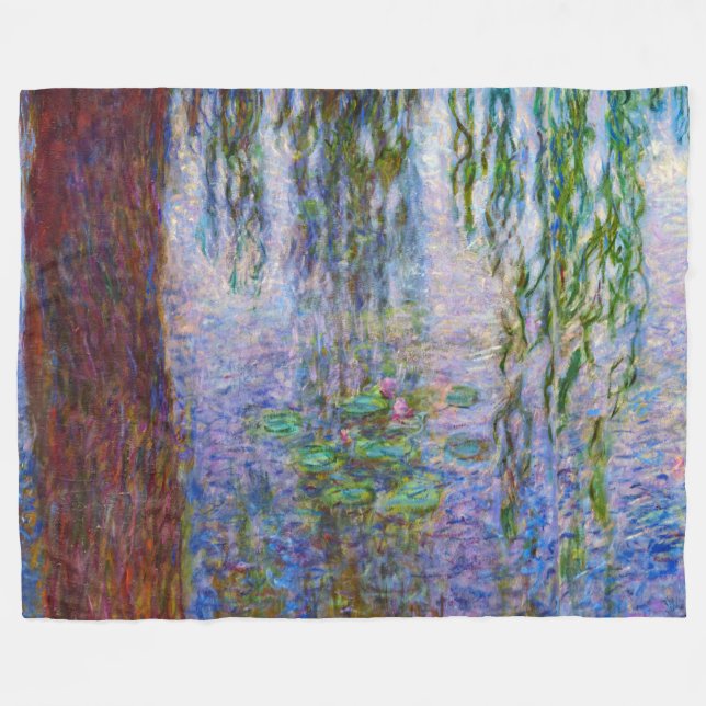 Claude Monet - Vatten Lilies Fleecefilt (Framsidan (Horisontell))