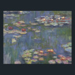 Claude Monet - Vatten Lilies Fototryck<br><div class="desc">Vatten Lilies av Claude Monet, 1916. Claude Monet var en av grundarna av Franskens intsionistiska målning och den mest konsekventa och skickliga utövaren av rörelsens filosofi att uttrycka sina uppfattningar före naturen, särskilt när det gäller landskapsmålning i luft. Uttrycket "Impressionism" härrör från titeln på hans målning Impression, soleil levant (Impression,...</div>