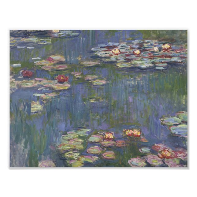 Claude Monet - Vatten Lilies Fototryck (Framsidan)