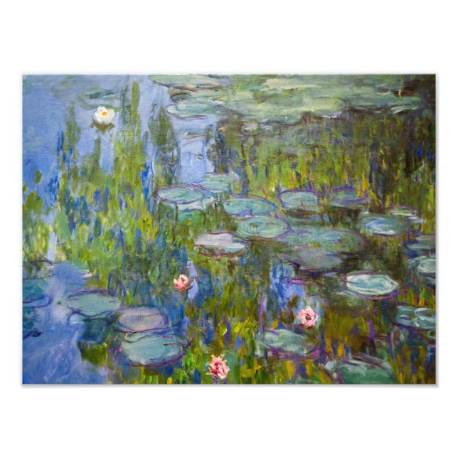 Claude Monet Vatten Lilies Fototryck (Framsidan)