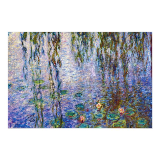 Claude Monet - Vatten Lilies Fototryck (Framsidan)