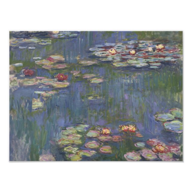 Claude Monet - Vatten Lilies Fototryck (Framsidan)