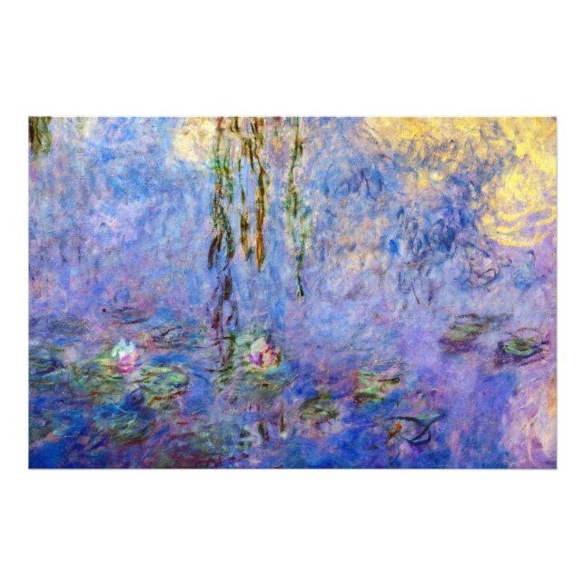 Claude Monet - Vatten Lilies Fototryck (Framsidan)