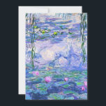 Claude Monet Vatten Lilies Fransk Impressionist Ar<br><div class="desc">Claude Monet Vatten Lilies Fransk Impressionist Art Vatten Lilies (eller Nympheas) är en serie på cirka 250 oljemålningar av Fransk Impressionist Claude Monet. Målningarna skildrar Monets blomsterträdgård på Giverny.</div>