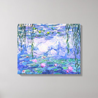 Claude Monet Vatten Lilies Fransk Impressionist Ar Canvastryck