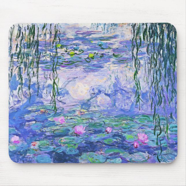 Claude Monet Vatten Lilies Fransk Impressionist Ar Musmatta (Framsidan)