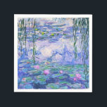 Claude Monet Vatten Lilies Fransk Impressionist Ar Pappersservett<br><div class="desc">Claude Monet Vatten Lilies Fransk Impressionist Art Vatten Lilies (eller Nympheas) är en serie på cirka 250 oljemålningar av Fransk Impressionist Claude Monet. Målningarna skildrar Monets blomsterträdgård på Giverny.</div>