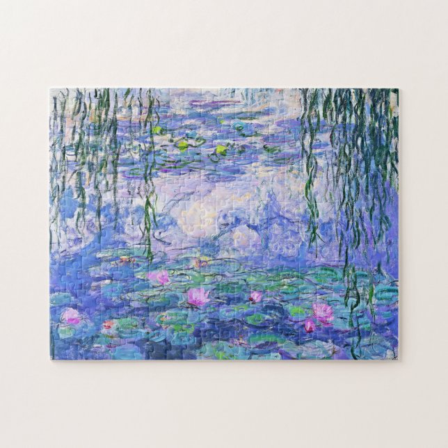Claude Monet Vatten Lilies Fransk Impressionist Ar Pussel (Horisontell)