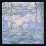 Claude Monet Vatten Lilies Fransk Impressionist Ar Stenunderlägg<br><div class="desc">Claude Monet Vatten Lilies Fransk Impressionist Art Vatten Lilies (eller Nympheas) är en serie på cirka 250 oljemålningar av Fransk Impressionist Claude Monet. Målningarna skildrar Monets blomsterträdgård på Giverny.</div>
