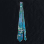 Claude Monet. Vatten Lilies. Franskens intryck Slips<br><div class="desc">Claude Monet "Vatten Lilies" halsen slips.</div>