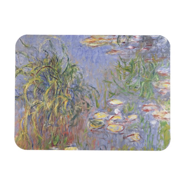 Claude Monet | Vatten-Lilies, Grödkluster Magnet (Horisontell)