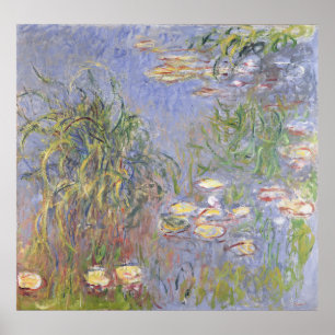 Claude Monet   Vatten-Lilies, Grödkluster Poster