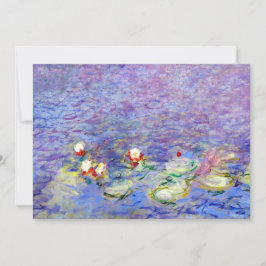 Claude Monet - Vatten Lilies Inbjudningar