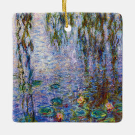 Claude Monet - Vatten Lilies Julgransprydnad Keramik
