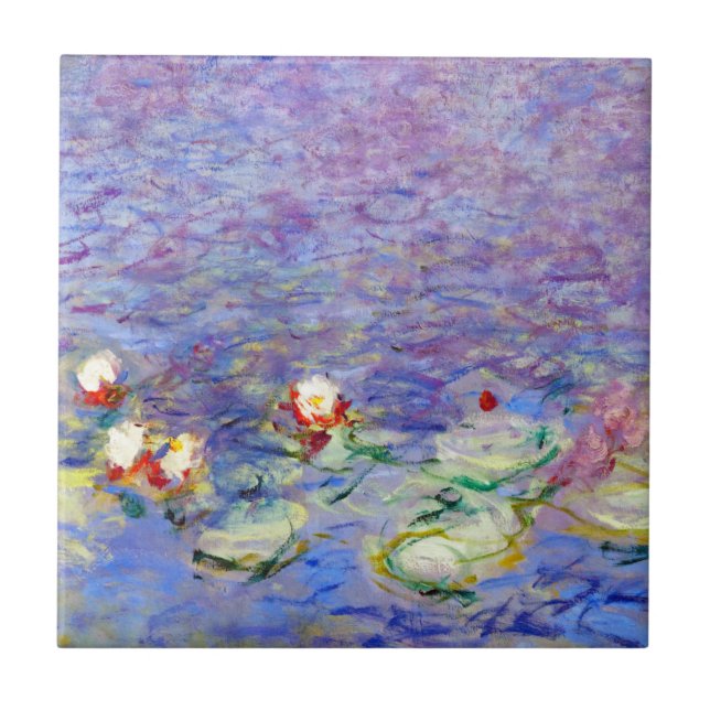 Claude Monet - Vatten Lilies Kakelplatta (Framsidan)